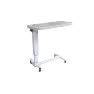 Adjustable Hydraulic Over-bed Table with ABS Top.